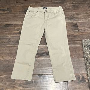 Bandolino Tan Capri Jeans Size 4/27
